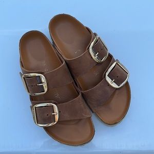 Birkenstock, Arizona Big Buckle in Cognac size 36R